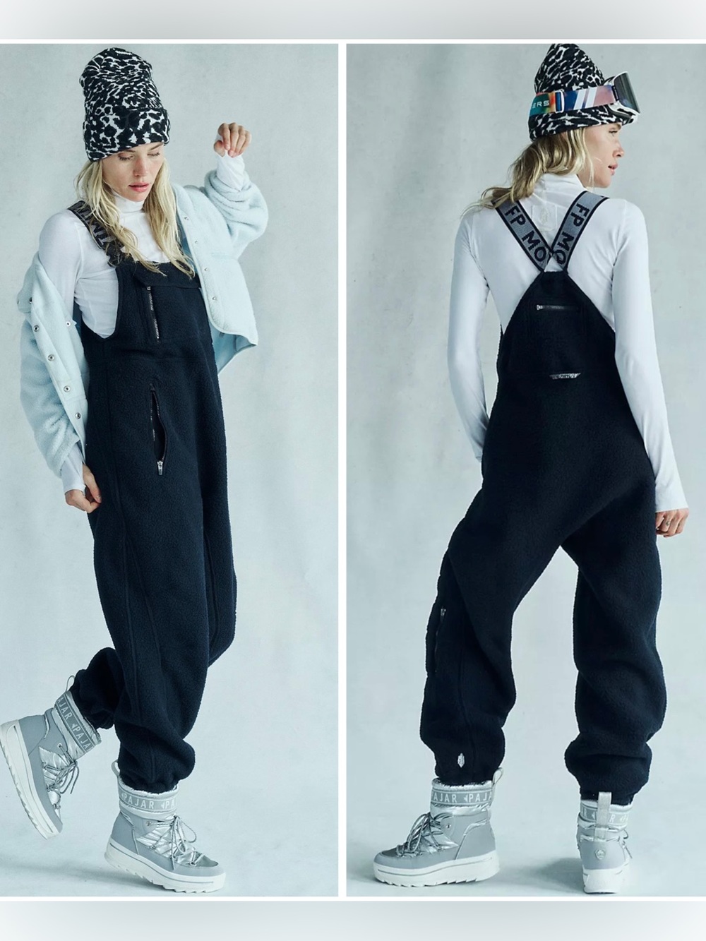 FREE PEOPLE MOVEMENT Outdoor Gorpcore Hit The Slopes Salopette Jumpsuit Sz M NWT